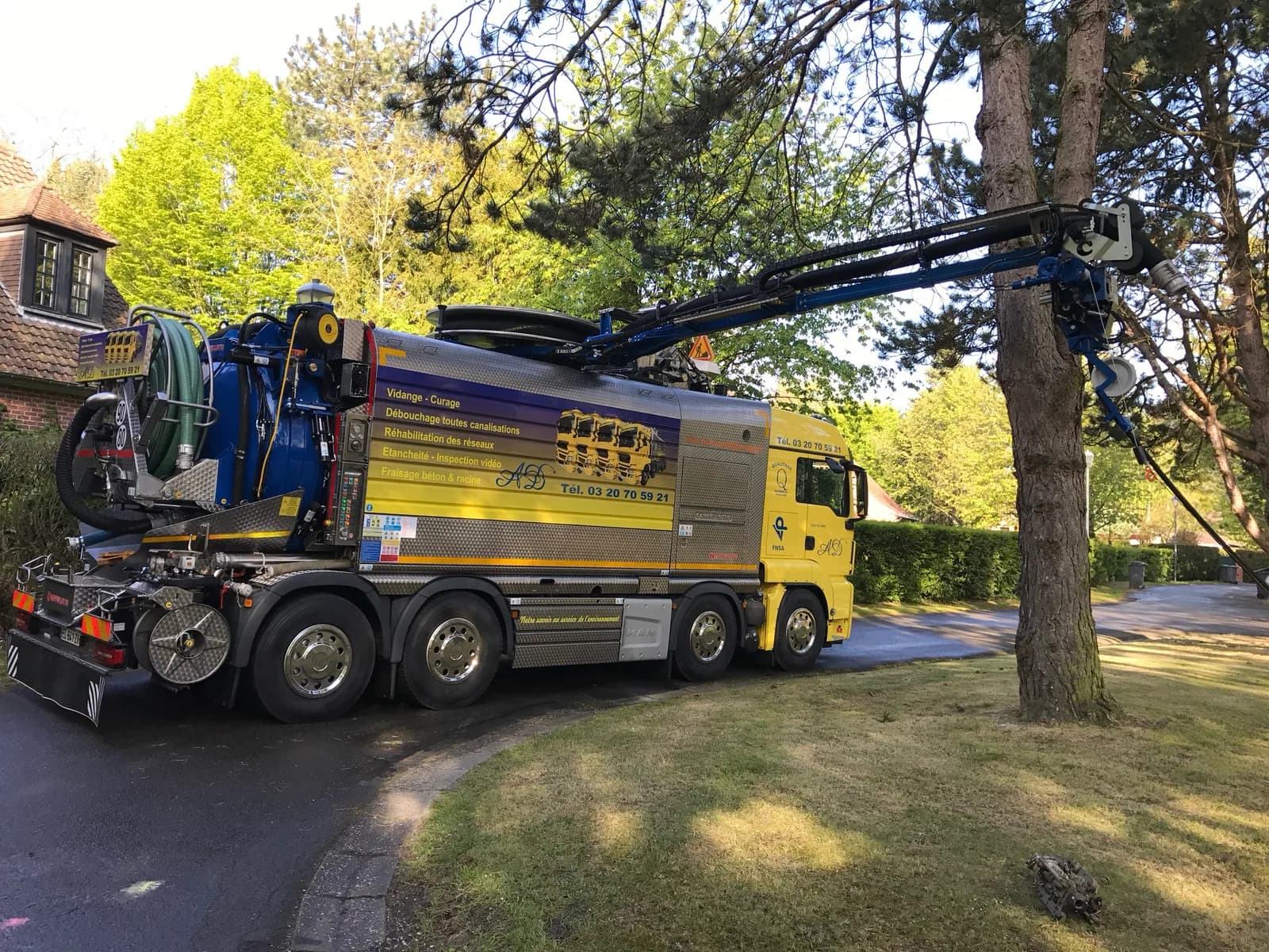 Camion de curage
